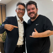 Dr. Eduardo Rauen, médico nutrólogo cofundador da Liti, em atendimentos e bastidores